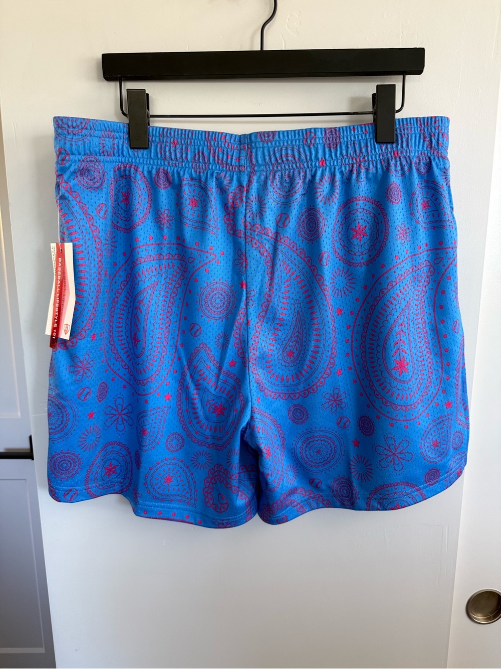 NWT Baseball Lifestyle 101 Paisley Shorts Size XL - Picture 7 of 7